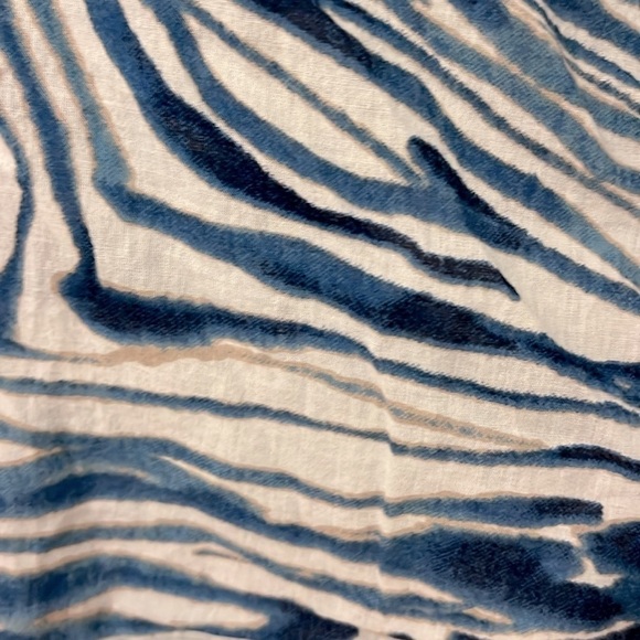 Lola Australia Twenty Shirt Animal Swirl Navy Print Cotton Coastal Resort Boho - Picture 10 of 13